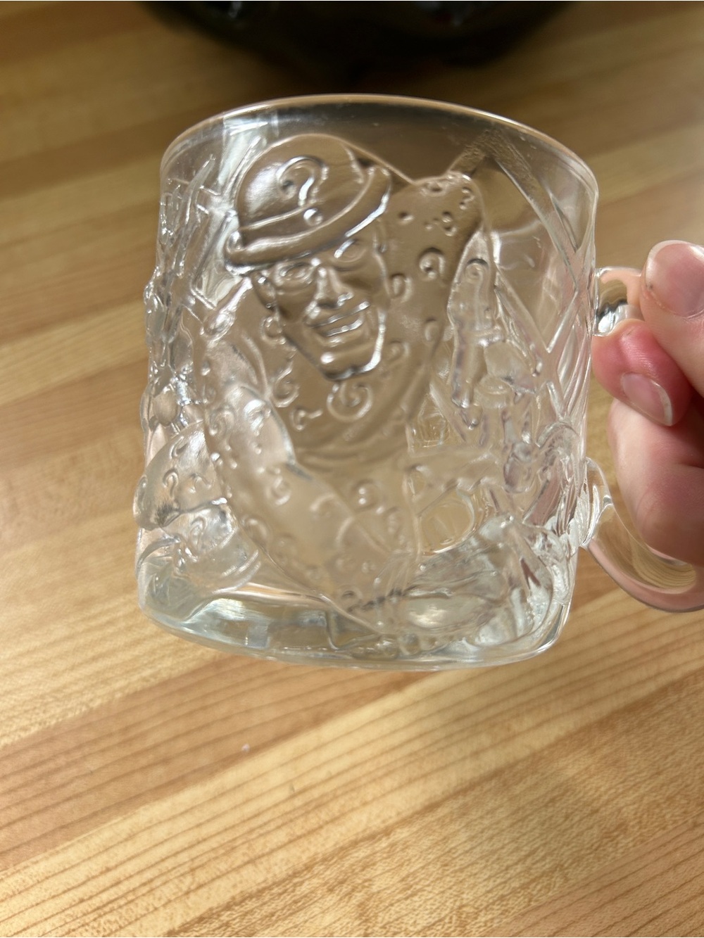 McDonald's Clear Glass Character Mug